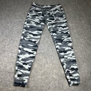 Zyia Active Unwind Women's Small Gray Black Camo Activewear Joggers